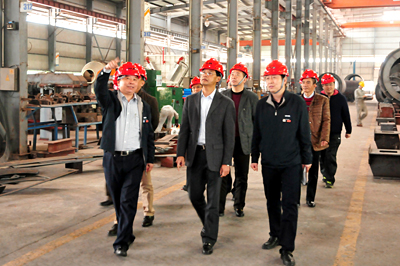 泉州市洛江区长莅临铁拓机械调研指导