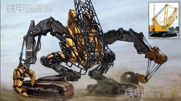矿山机械设备的合体 变形金刚中的巨兽