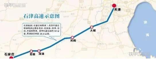 滨石高速天津段开建天津开车将直达石家庄