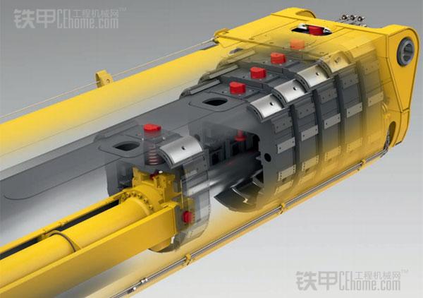 一分钟入门起重机伸缩臂的内部结构啥样