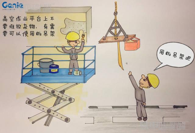 高处作业示意图图片